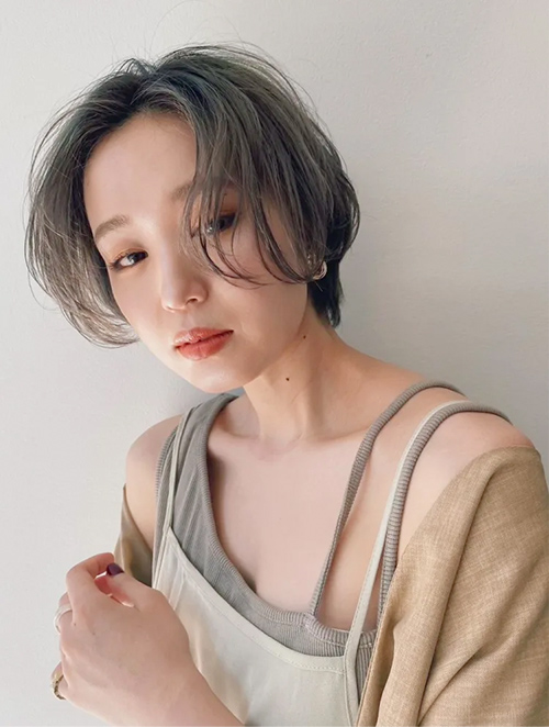 大人の甘めハンサムショート